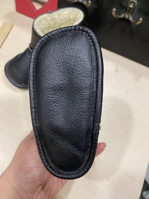 Кожані уггі на мякій підошві 11 см