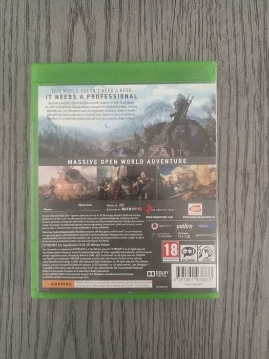 The Witcher 3 Wild Hunt Xbox One | Kompletne Wydanie