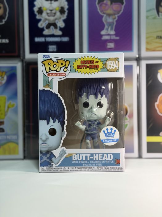 Оригінальна колекційна фігурка Funko Pop 1594 Butt Head Батхед Beavis and Butthead Ексклюзив Фанко Поп Привид Статуетка Ghost Іграшка Подарунок
