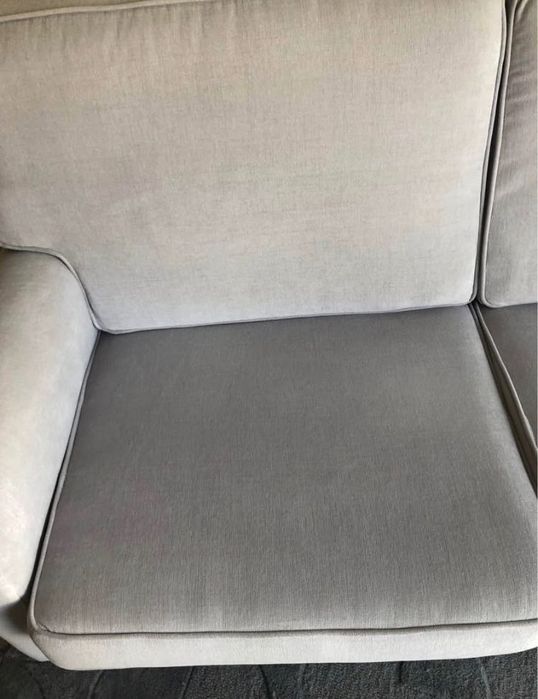 Sofá 190 X 85cm cinza claro como novo