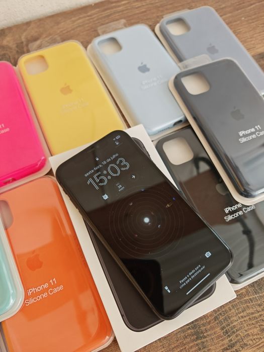iPhone 11  128GB Preto Bom estado Aceito Retomas