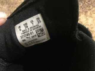 Замшевые кроссовки, кеды, туфли puma 39р стелька 25см