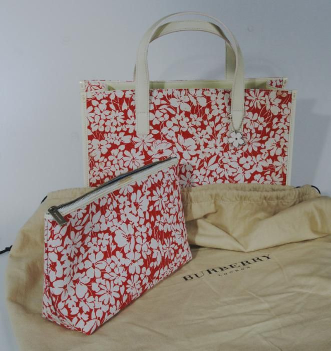 Conjunto mala carteira de senhora Burberry