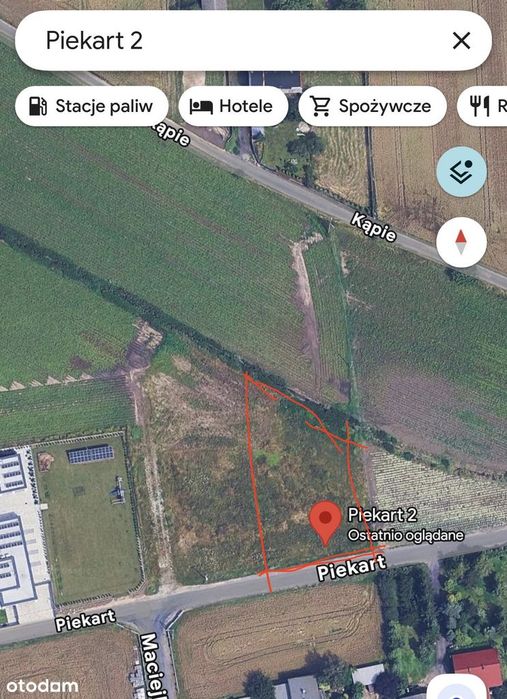 Działka budowlana w Kaliszu - 1200 m²