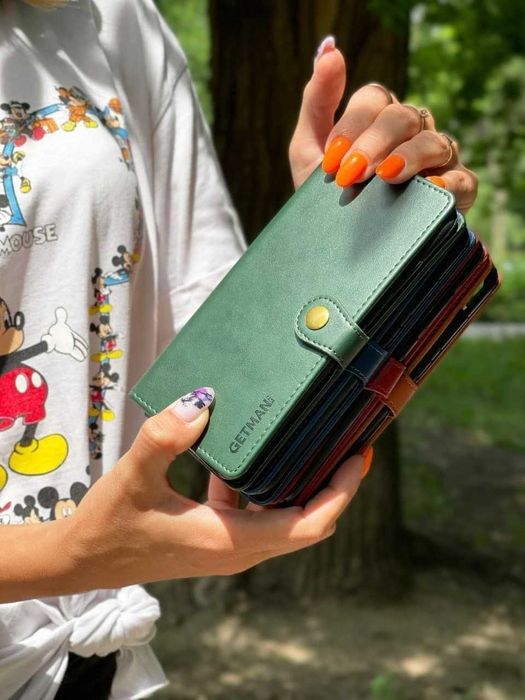 Шкіряний чохол книжка різні моделі кожаный чехол книжка Xiaomi Note 14