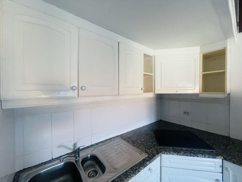 Banca de cozinha, de canto