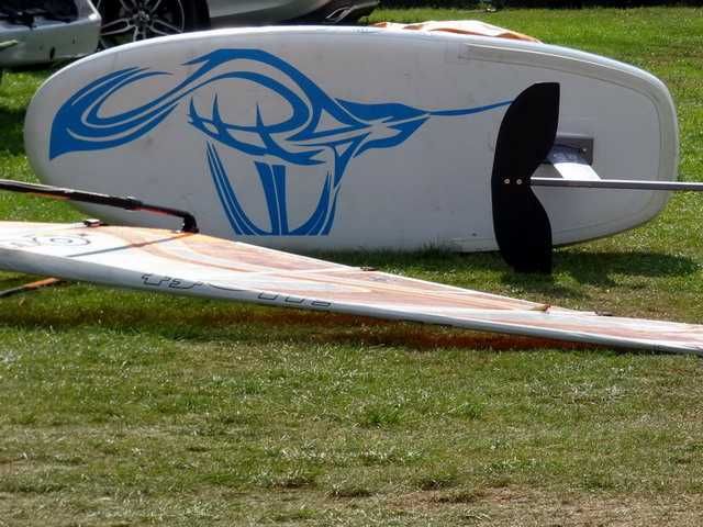 Pompowana deska MANTA: sup/windsurfing/windfoil
