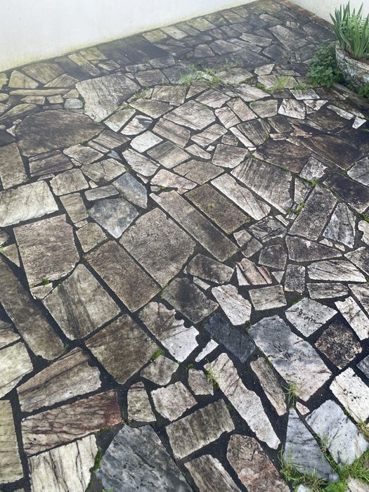 Chão exterior em Mármore