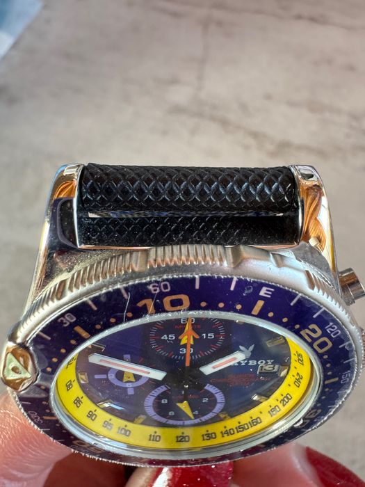 Playboy Time Force chronograf kwarc 41 mm NIEUŻYWANY
