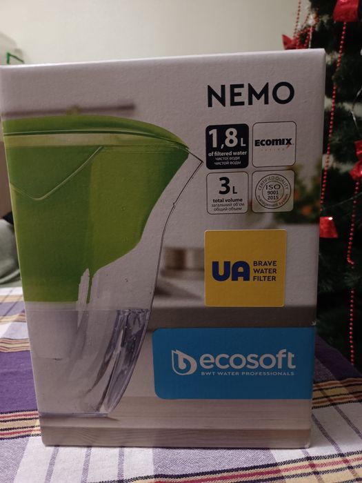 Фільтр-глечик Nemo зелений