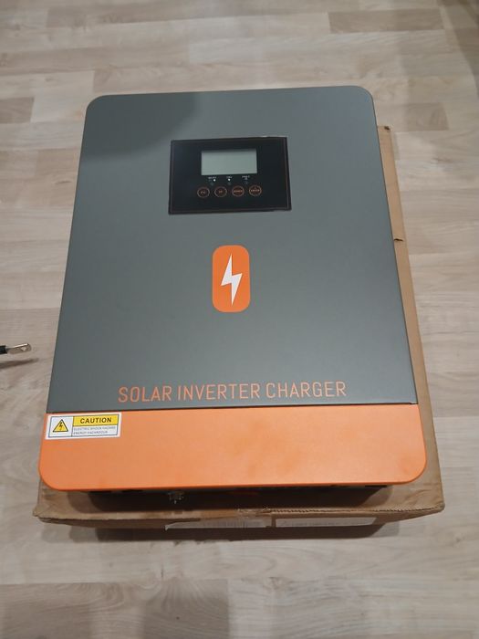 Гібридний інвертор сонячний PowMr POW-HVM4.2K-24V-D (4200W-24V / 2300W-12V, Max CH 100A, AC 100)