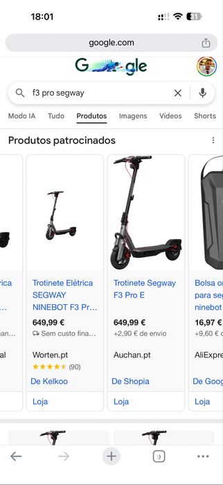 Trotinete Segway Nineboot F3 Pro