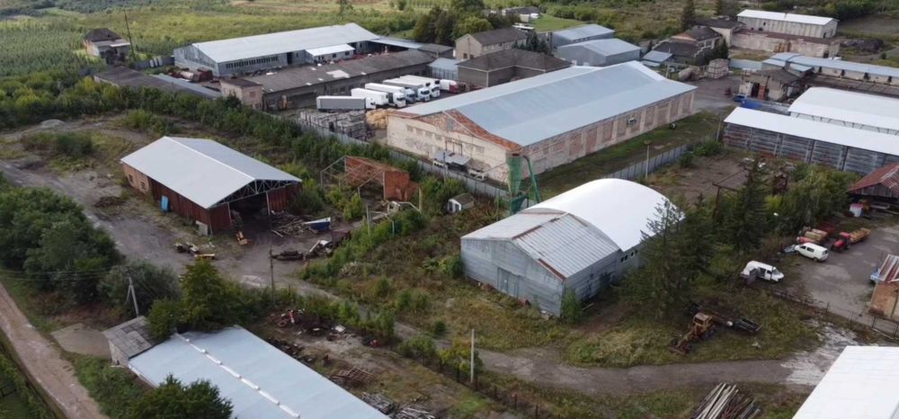 Промзона: Складський комплекс, Ангари, Виробництво 450кВт, Кран-балка