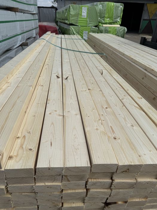 BWS - Drewno konstrukcyjne 45x95mm Klasa VI – świerk skandynawski suszone strugane