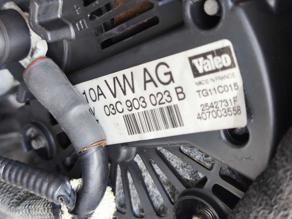 Alternator Audi A3 8P 1.6 FSI 08r 03C903023B Siedlce