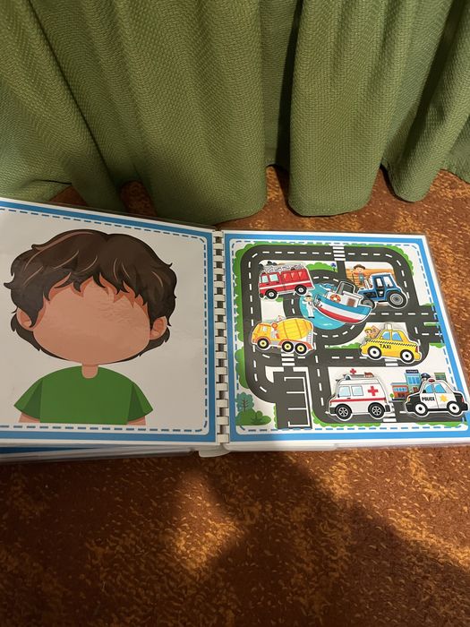 Розвиваюча книга-липучка
