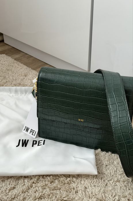 Сумка JW Pei Mini Flap Croc Зелена