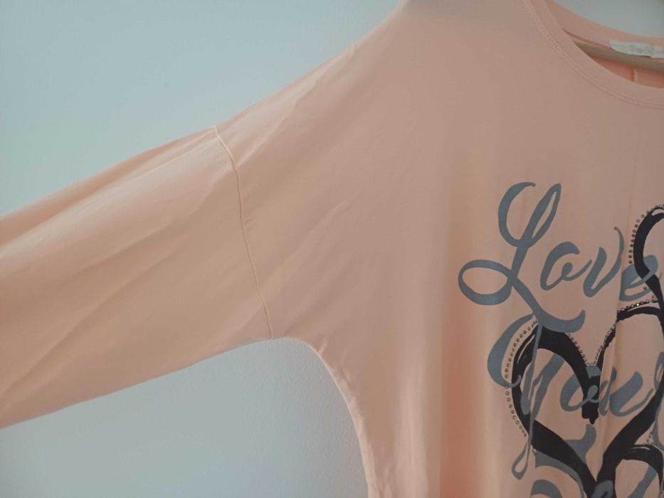 Morelowa długa bluzka rozm. XL