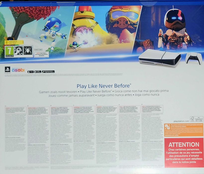 Konsola Sony PS5 PlayStation 5  Slim 1 TB SSD z napędem