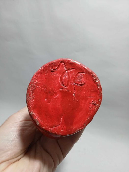Figurado Português - Figura Barro Diabo Vermelho - Julia Cota Barcelos