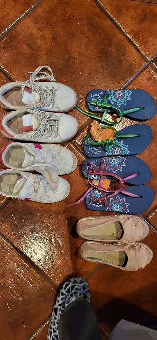 Sapatos menina vários