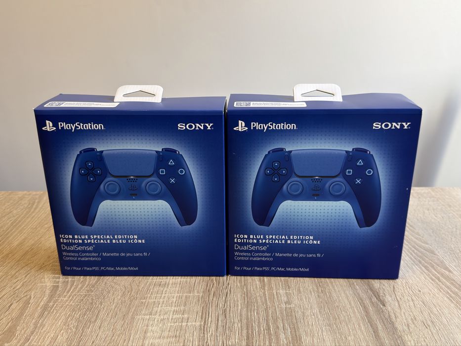 2x pad Dualsense Icon Blue Special Edition Sony PS5 (UNIKAT)
