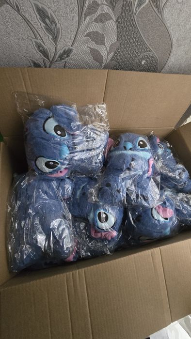 Стич дихаючий стіч іграшка мягкая підсвітка музична колискові ТОП 2025