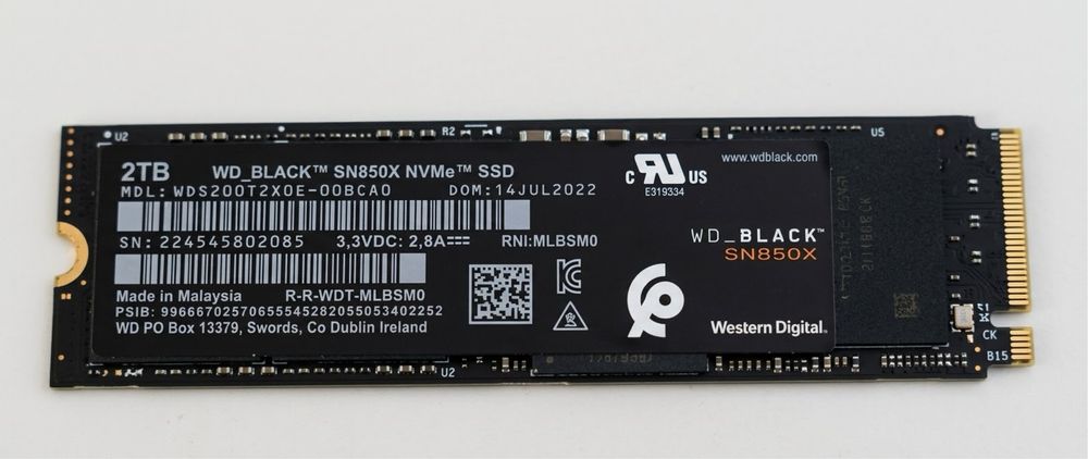 WD_black SN850x 2tb ssd nvme gen 4