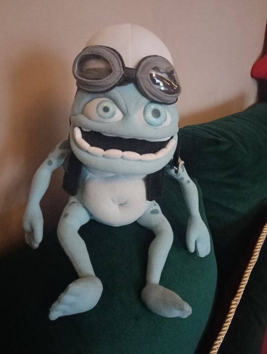 Żaba crazy frog maskotka interaktywna
