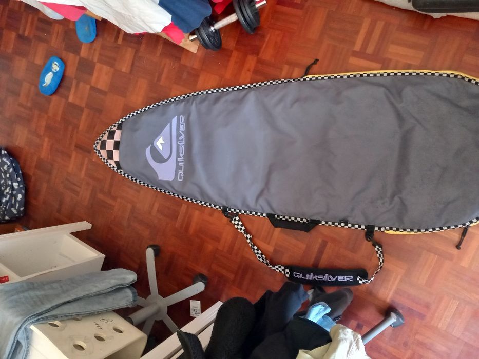 Prancha killerfish 5/4 e capa Quicksilver