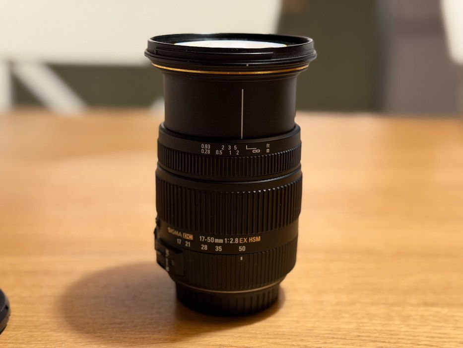 Obiektyw Sigma 17-50 mm F2.8 EX OS HSM najtaniej Canon okazja z