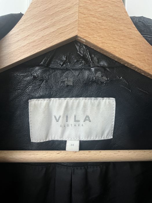 Ramoneska kurtka przejściowa ze skóry ekologicznej jesień Vila M