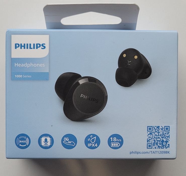 Навушники Philips TAT1209 Touch control Blac