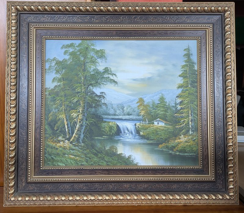 Quadro pintado a óleo