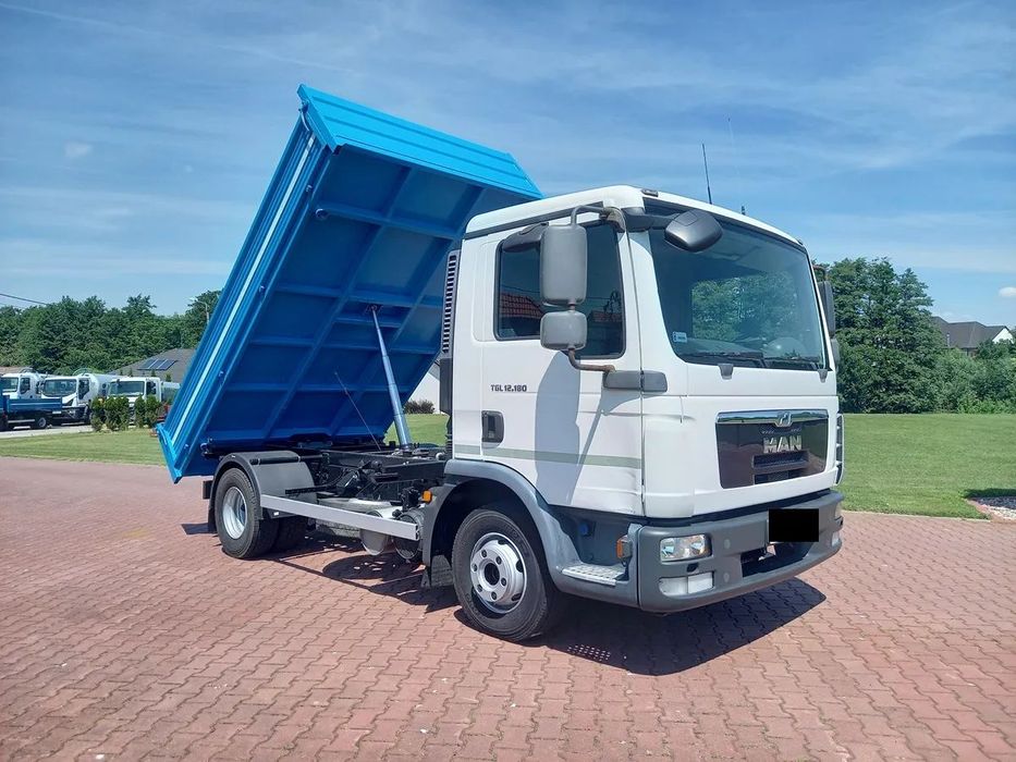 MAN TGL 12 180 !! EURO 5 !! WYWROTKA KLIMA  WYWROT Kiper 3 S !! Nowa Zabudowa !! NOWE WSZYSTKIE OPONY !!!
