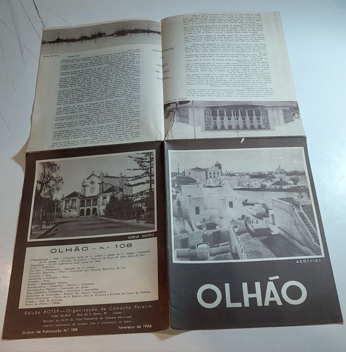 Olhão - Roteiro ROTEP | Incluí Mapa Desdobrável