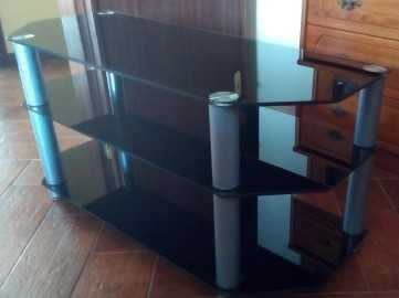 Mesa tv em vidro