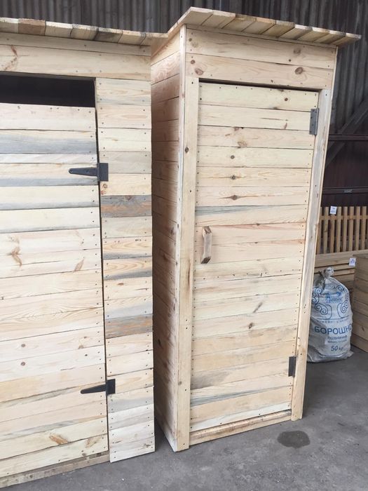 Деревянный Туалет,Душ для дачи