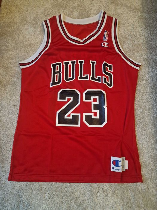 Camisola Chicago Bulls #23 – Michael Jordan – Original Champion