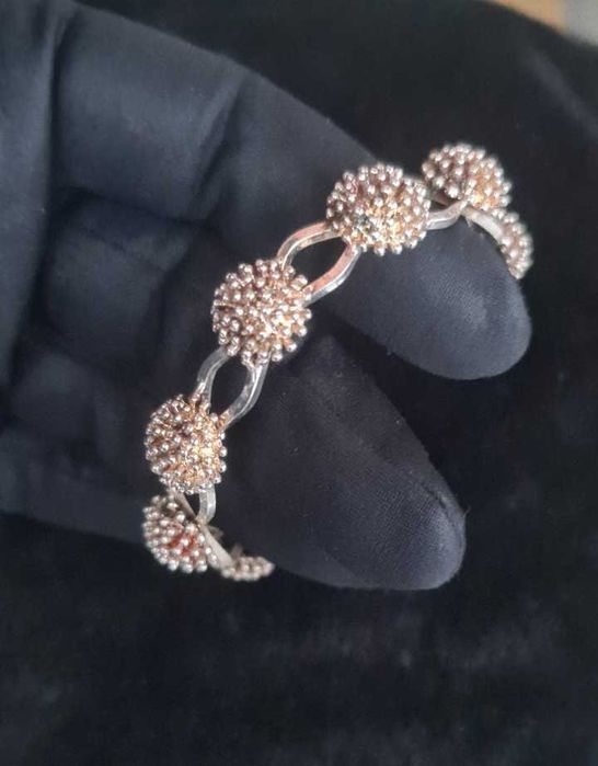 Срібний браслет скань філігрань подарунок срібло вінтаж хенд мейд