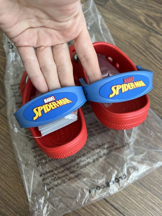 Дитячі крокси Crocs C12 J1 Spider man 18,5 см спайдермен 29 р сабо