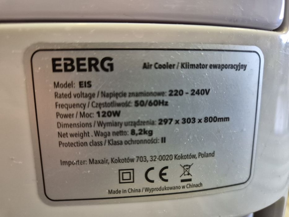 KLIMATOR hybrydowy EBERG Eis