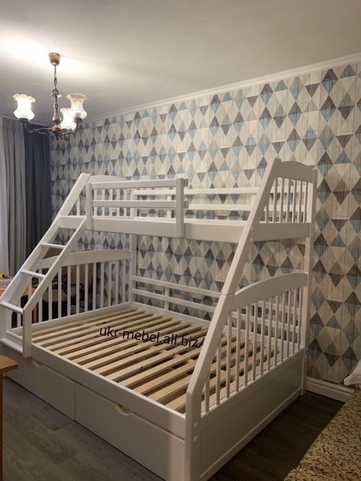 Ліжко двоярусне,виробник ,двухъярусная деревянная кровать Каспер