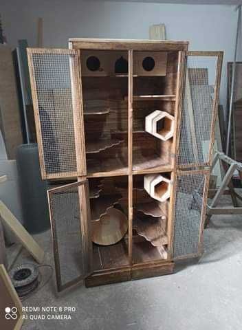 Klatka woliera dla królika szynszyla