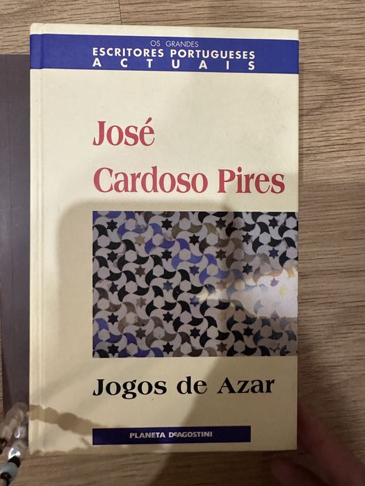 livro José Cardoso Pires - Jogos de Azar