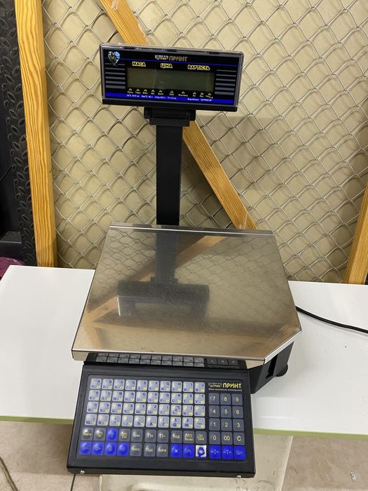 Весы штрих принт б/у