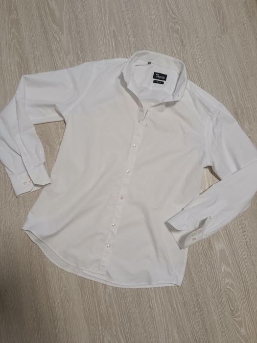 Сорочка біла чоловіча slim fit від Terino