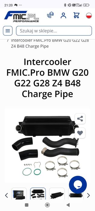 Intercooler bmw g20,g22,g28,