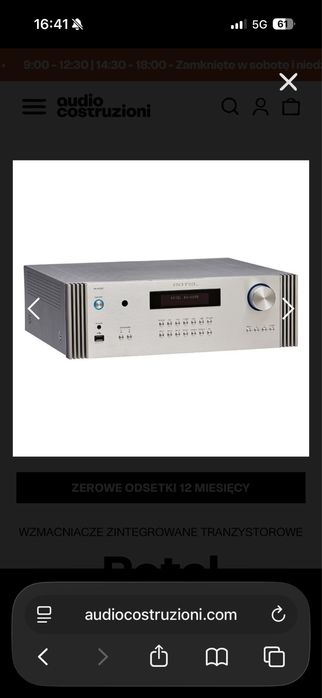 Rotel RA-6000 wzmacniacz zintegrowany. Okazja tylko do 12.06.26