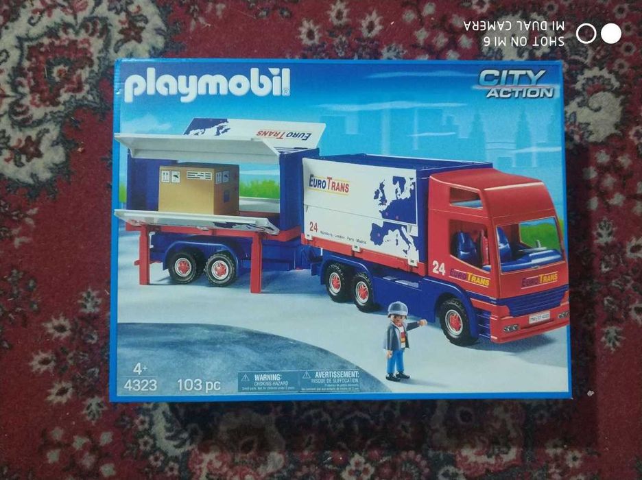 Playmobil 4323 Ciężarówka Euro Trans | MISB | unikat 2007